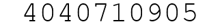 Number 4040710905.