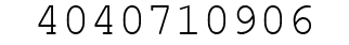 Number 4040710906.