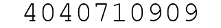 Number 4040710909.