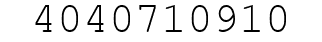 Number 4040710910.