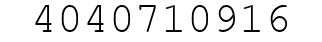 Number 4040710916.