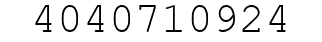 Number 4040710924.