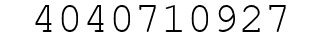 Number 4040710927.