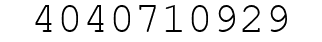 Number 4040710929.