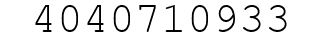 Number 4040710933.