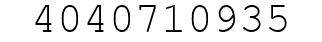 Number 4040710935.