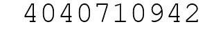Number 4040710942.