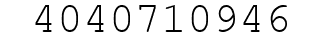 Number 4040710946.
