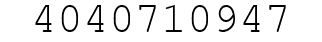 Number 4040710947.