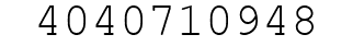Number 4040710948.