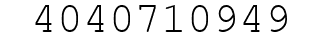 Number 4040710949.