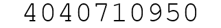 Number 4040710950.