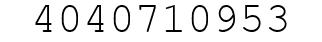 Number 4040710953.