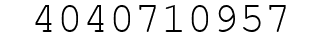 Number 4040710957.