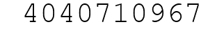 Number 4040710967.