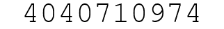 Number 4040710974.