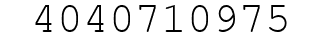 Number 4040710975.