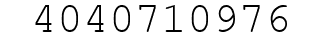 Number 4040710976.