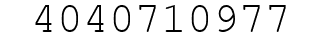 Number 4040710977.