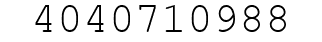 Number 4040710988.