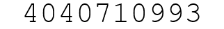 Number 4040710993.