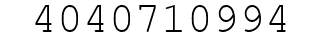 Number 4040710994.