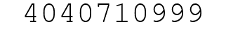 Number 4040710999.