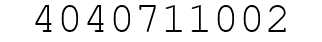 Number 4040711002.