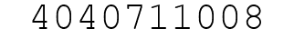 Number 4040711008.