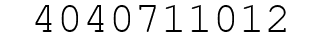 Number 4040711012.