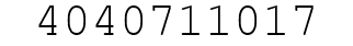 Number 4040711017.