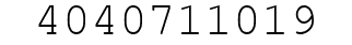 Number 4040711019.