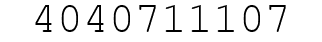 Number 4040711107.