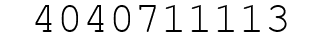 Number 4040711113.