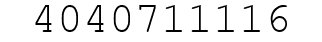 Number 4040711116.
