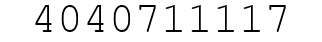 Number 4040711117.