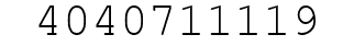 Number 4040711119.
