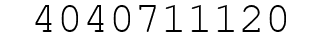 Number 4040711120.