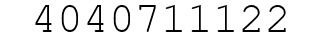 Number 4040711122.
