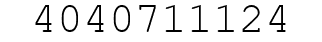 Number 4040711124.