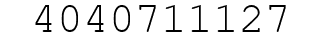 Number 4040711127.