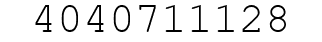 Number 4040711128.