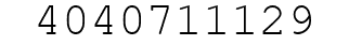 Number 4040711129.