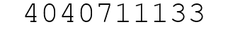 Number 4040711133.