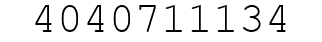 Number 4040711134.
