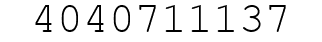 Number 4040711137.