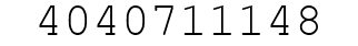 Number 4040711148.