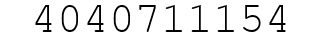 Number 4040711154.
