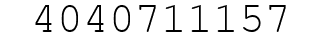 Number 4040711157.