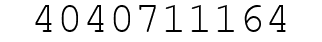Number 4040711164.